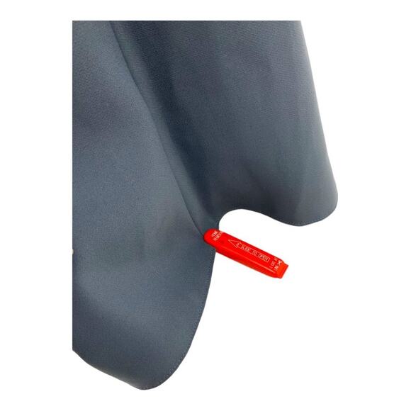 Dessy Collection Off the Shoulder Crepe Column Gown Silverstone Size 16 NWT $262 - Picture 8 of 10